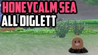 ALL Diglett Locations  Honeycalm Sea Sword amp Shield DLC [upl. by Buyse]