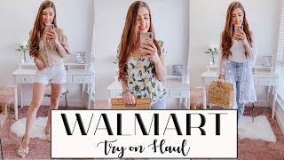 HUGE WALMART TRY ON HAUL stylish spring outfits [upl. by Neda]