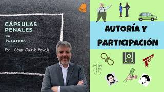 AUTORÍA Y PARTICIPACIÓN  Derecho Penal  Teoría del delito  coautoría  determinador  cómplcie [upl. by Sinnej386]