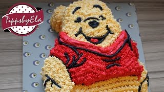 Winnie pooh Torte selber machen Anleitung Deutsch Sahnetorte [upl. by Bekelja]