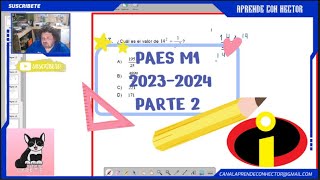 PAES MATEMATICA M1 REGULAR 2023 ADMISION 2024 PARTE 2 [upl. by Khoury928]