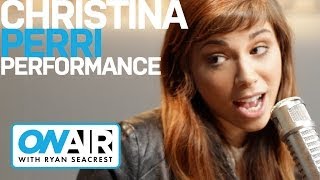 Christina Perri quotHumanquot Acoustic  Performance  On Air with Ryan Seacrest [upl. by Ahseetal146]