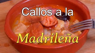 Receta de Callos a la Madrileña Paso a Paso [upl. by Ymassej]