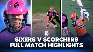 Perth Scorchers Women v Sydney Sixers Women  Full Match Highlights I 211124 [upl. by Jarv865]