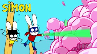 Attention les méduses  Simon Superlapin  Épisode Complet Saison 4  Dessin animé pour enfants [upl. by Dnanidref288]