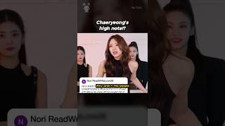 Chaeryeongs high note ‼️ itzy yeji lia ryujin chaeryeong yuna [upl. by Berlin]