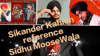 Sikander Kahlon reference Sidhu MooseWala [upl. by Katerina]