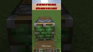 AWESOME PISTON DOOR IN LESS THAN 60 SECONDS TUTORIAL shorts minecraft redstone [upl. by Hewitt]