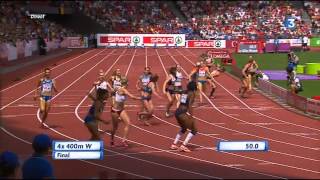 4x400m finale Zurich  Athlétisme Fr3 Dijon [upl. by Roi]