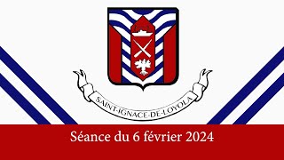 Séance ordinaire du conseil de la municipalité de Saint Ignace de Loyola 6 février 2024 [upl. by Jany]