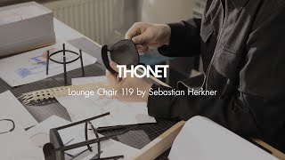 Thonet  Lounge chair 119  Sebastian Herkner [upl. by Atinahs]