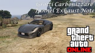 ASMR GTA Online Grotti Carbonizzare Tunnel Run Exhaust Note New Location [upl. by Sew]