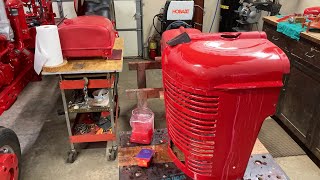 Wet Sanding the Farmall H Sheet Metal amp Prepping for a Second Try at a Smooth Finish  quotPrep Hquot 48 [upl. by Gertrudis]