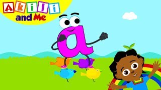 Meet Letter A  Learn the Alphabet with Akili  Cartoons for Preschoolers [upl. by Kus902]