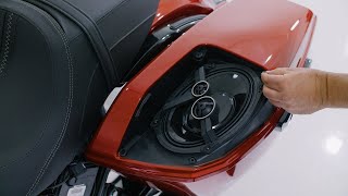 2024 Road Glide amp Street Glide Saddlebag Speaker Install  HD Audio Powered by Rockford Fosgate [upl. by Harima]