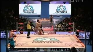 Ángel de Oro Mistico Volador Jr vs Gran Guerrero Mephisto Niebla Roja [upl. by Renrew]