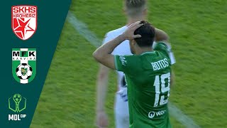 MOL Cup Highlights SK Hanácká Slavia Kroměříž vs MFK Karviná 10 2 kolo [upl. by Jacquetta]