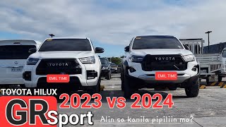 TOYOTA HILUX GRS 2024 VS 2023 [upl. by Anahsak]