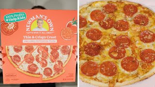 Newmans Own Uncured Pepperoni Pizza Review [upl. by Lerim]