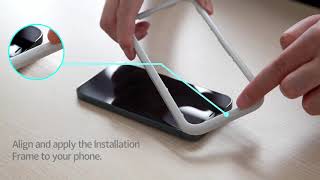 JETech iPhone Screen Protector Installing with Easy Installation Tool [upl. by Bogoch77]