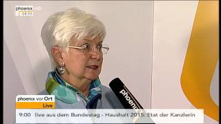 Bundestag Gerda Hasselfeldt amp Katrin GöringEckhardt über Flüchtlingspolitik am 26112014 [upl. by Nodnnarb29]