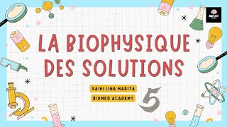 Biophysique des Solutions  Applications médicales de la diffusion  1ére année Médecine Canstantine [upl. by Yeorgi766]