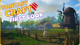 This Game Has potential  New Medieval Survival Game  Fantasy Craft  Lets play  Gameplay [upl. by Stoddart308]