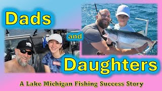 Daddy Daughter Day CRUSHING Lake Michigan Salmon and Trout with the Wee Ones daddydaughterfishing [upl. by Jacoby]