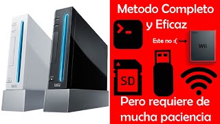 Modificar Hackear Piratear Chipear una Wii en 2021 con o sin sd de manera segura solo Usb Difícil [upl. by Reinaldo722]