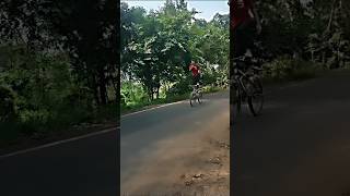 🚲☠️ shortsfeed stuntreaction stunt wheeliereaction cycle mtbbike [upl. by Gilliette]