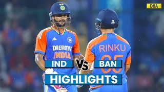 IND Vs BAN Highlights 2nd T20 India Wins By 86 runs Secures Series Win Against Bangladesh Cricket [upl. by Anaila620]