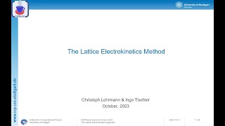 The lattice electrokinetics method [upl. by Sakul148]