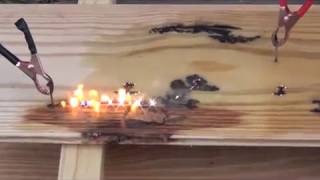 Burning Lichtenberg Figures into Wood [upl. by Kreager]