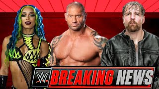 WWE BREAKING News Batista Dean Ambrose Sasha Banks RETURNS TO WWE 2025 WWE News [upl. by Bernette]