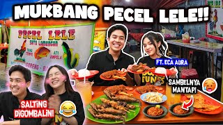 MUKBANG PENYETAN SAMBEL FT ECA AURA JEROME SALTING DIGOMBALIN 😂 [upl. by Duyne776]