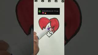 ♥️🔥 satisfying artwork satysfying drawing art shorts tiktok video viralvideo [upl. by Ibmat353]