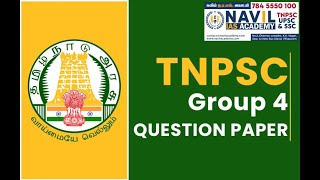 TNPSC GROUP IV 2024 MATHS SOLVED  V Sathyaraj Velu Sir [upl. by Tessil]