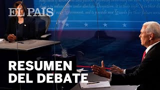 Resumen del DEBATE de candidatos a la VICEPRESIDENCIA KAMALA HARRIS y MIKE PENCE  Elecciones EE [upl. by Evyn]