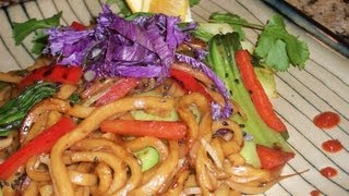 How To Make Bok Choy Vegetables Stir Fry With Yaki Udon Noodles [upl. by Silvestro718]