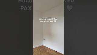 BUILDING IN OUR IKEA PAX WARDROBES🙌🏼😍 ikea ikeapax wardrobe diy [upl. by Kaiulani788]