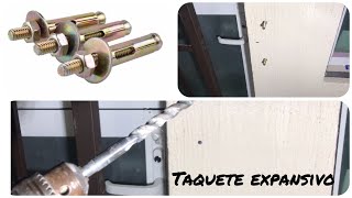 CÓMO INSTALAR TAQUETE EXPANSIVO  EXPANSIVE TACK [upl. by Nollad]