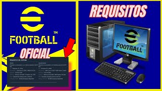 OFICIAL  EFOOTBALL 2022 REQUISITOS PARA PC ¿ NEXT GEN [upl. by Ardella]