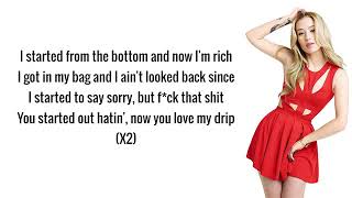 Iggy Azalea  Started Lyrics [upl. by Kerred]