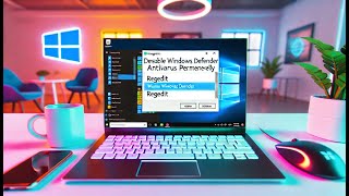 🛡️ Desactiva Windows Defender Antivirus Permanentemente en Windows 11 🔧  Usando Regedit [upl. by Maiga]