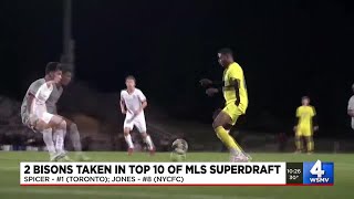 Two Lipscomb players taken in the top 10 of MLS SuperDraft [upl. by Bussy]