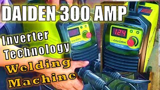 quotDAIDEN 300AMPquot quotquotUNBOXINGquotquot Daiden Inverter Welding Machine mp4 [upl. by Attayek]