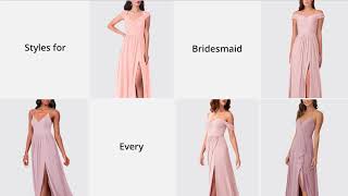 Azazie Affordable Bridesmaid Dresses Starting At 69 [upl. by Danni]