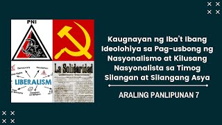 Kaugnayan ng mga Ideolohiya sa mga Kilusang Nasyonalista sa Timog Silangan at Silangang Asya [upl. by Aisetal]