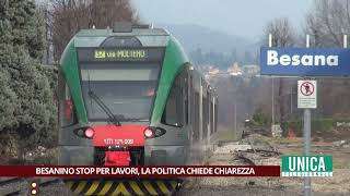 Besanino stop per lavori la politica chiede chiarezza [upl. by Nodnas]