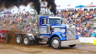 All Full Pull Tractors and Trucks Langford NY August 6 2023 [upl. by Ahsikat]